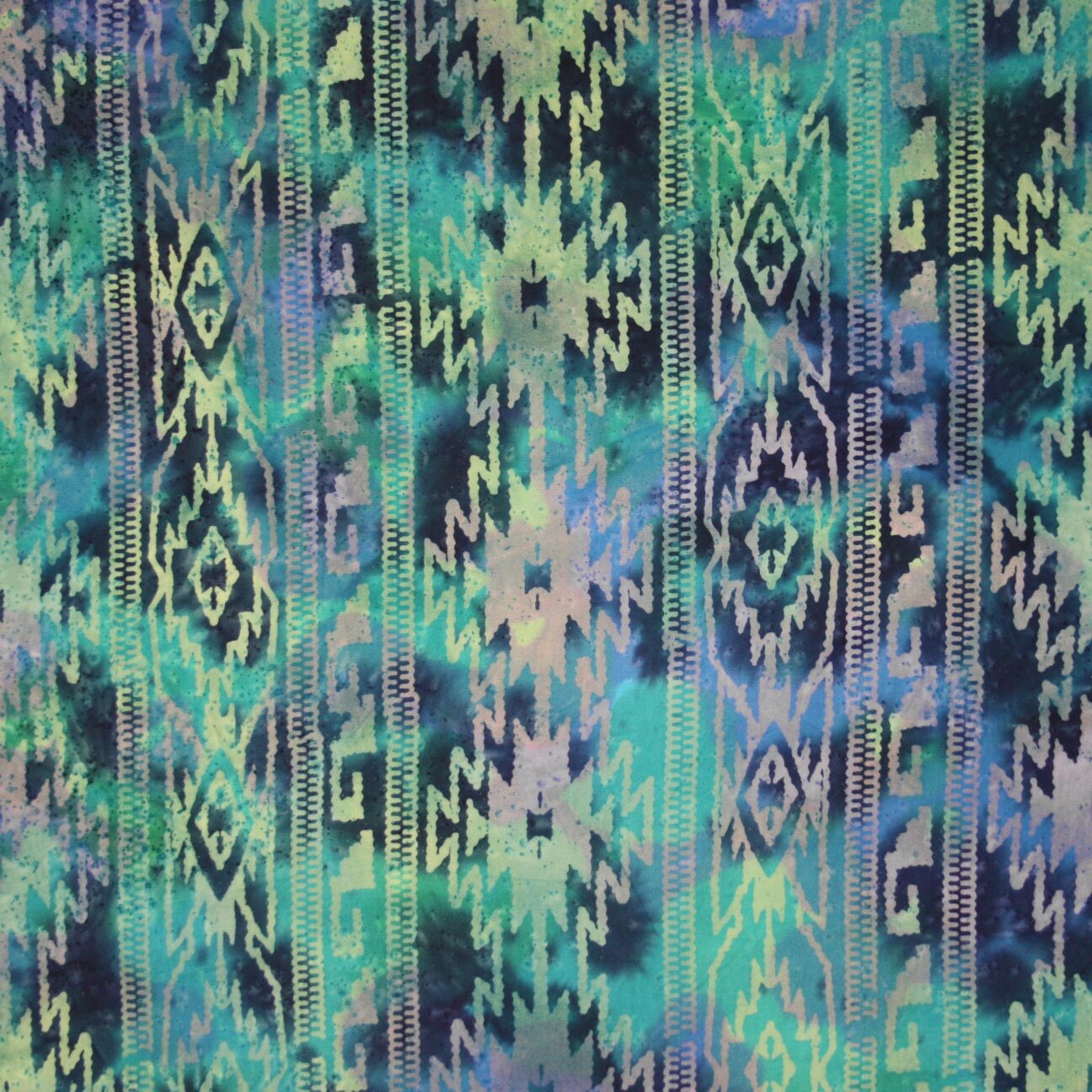 Turquoise Aztec Batik – Ditto Fabrics