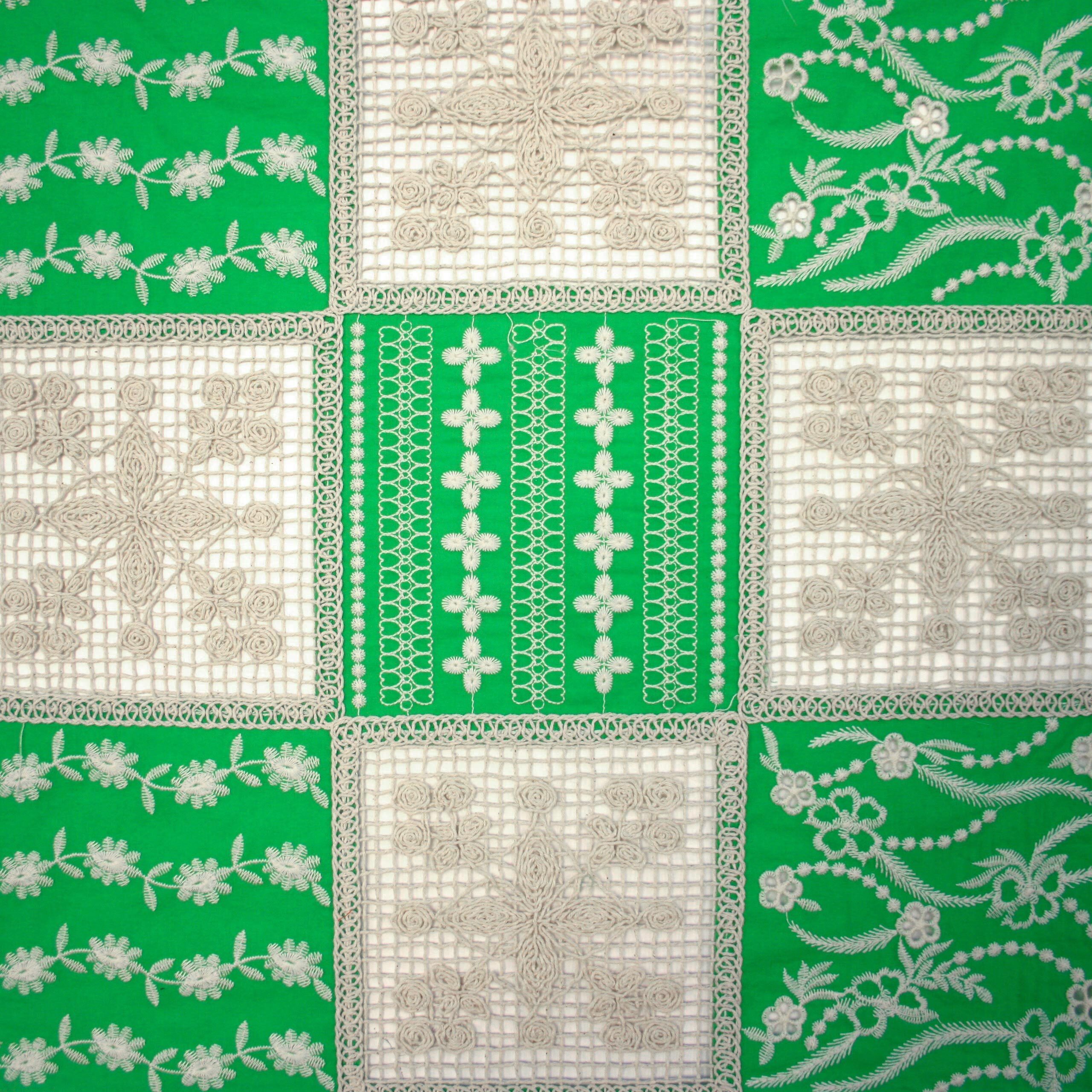 Patchwork String Green Green Boho Patchwork – Ditto Fabrics