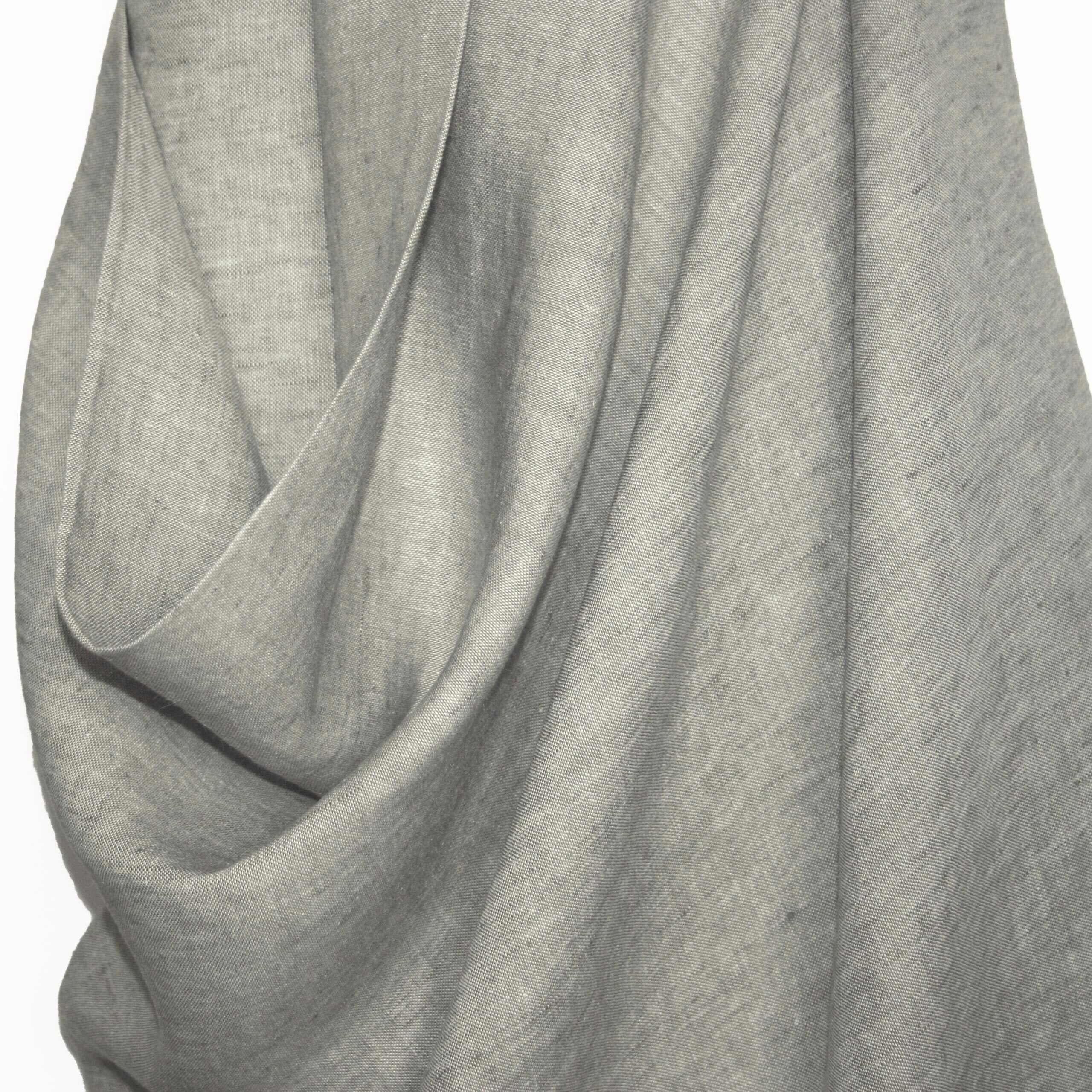 Pale Grey Shot Linen – Ditto Fabrics