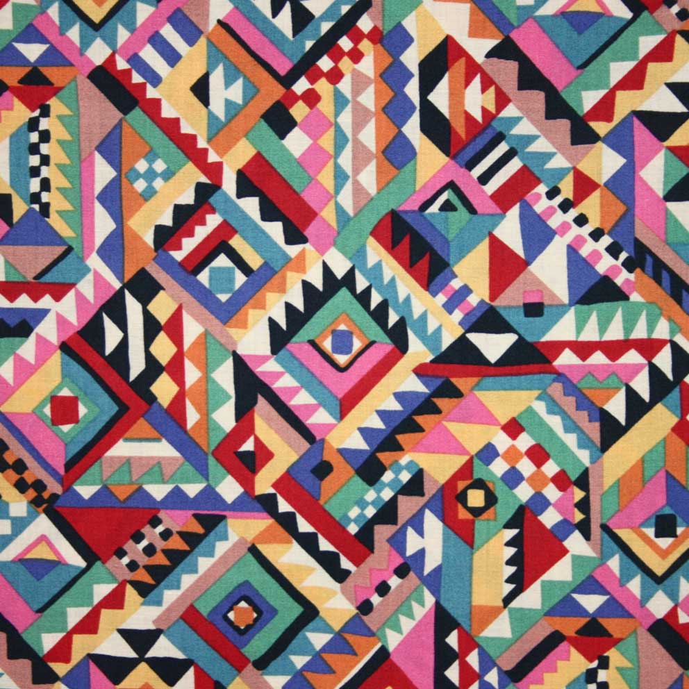 Triangle Geometric Cotton – Ditto Fabrics